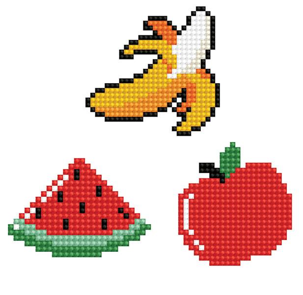 STIKERI slikanje cirkonima VOĆE 