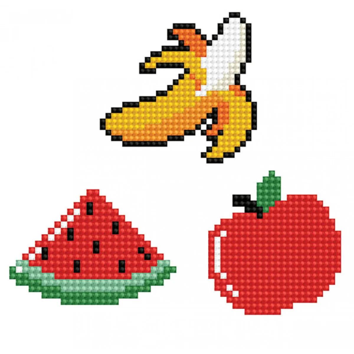 STIKERI slikanje cirkonima VOĆE 