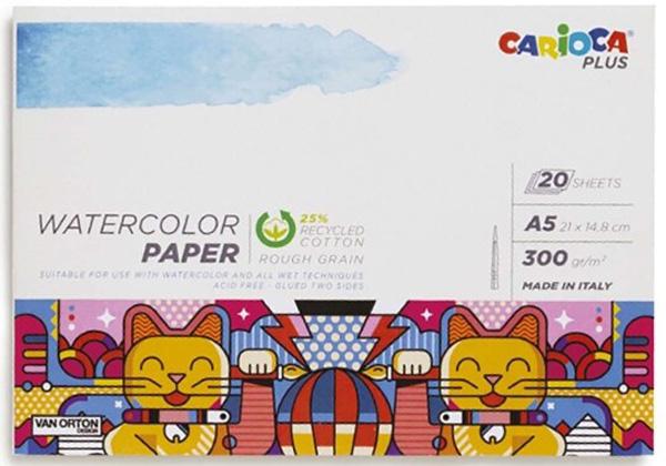 Blok akvarel A5 CARIOCA PLUS 