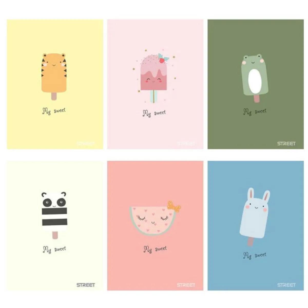 Sveska A5 prazna SWEET 