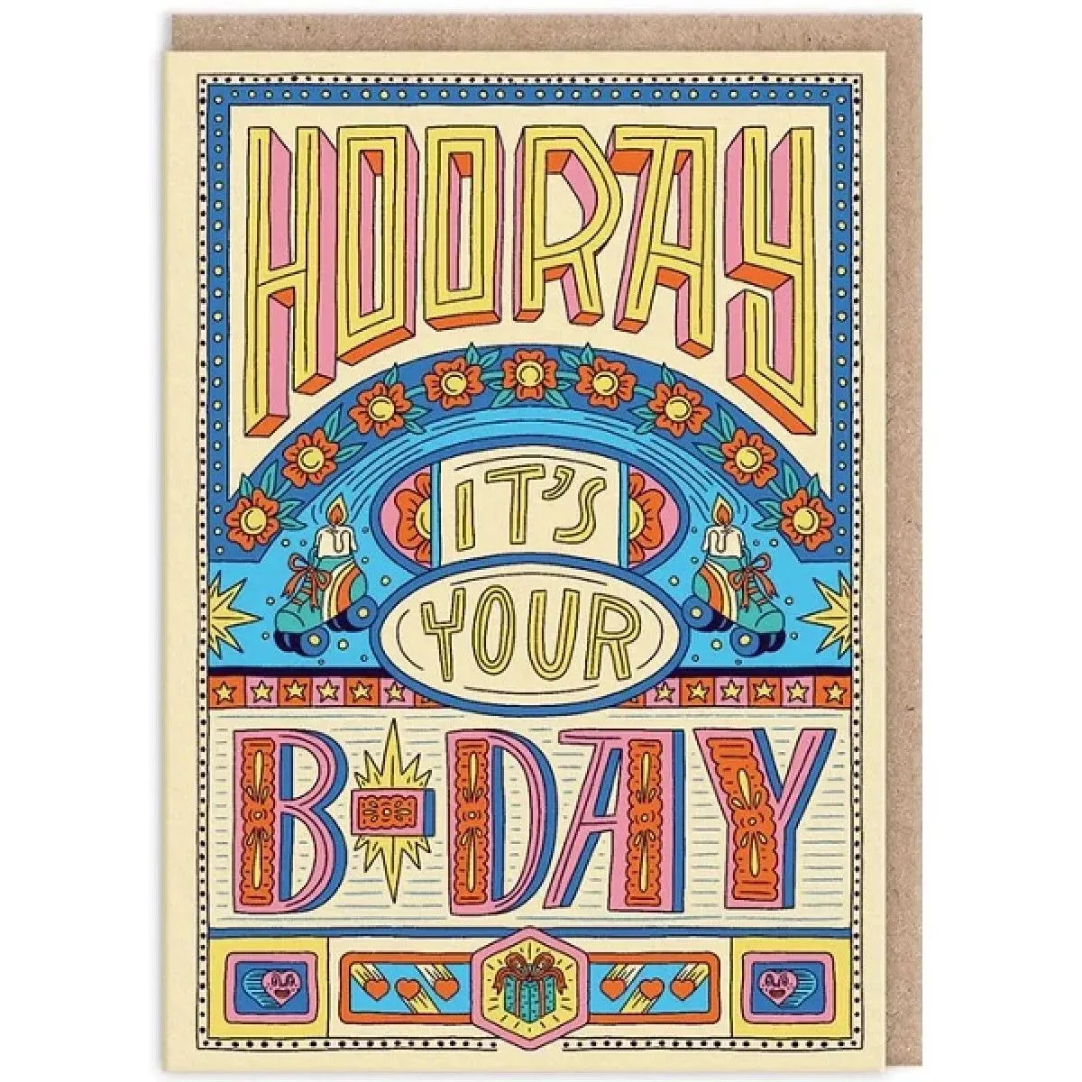 Rođendanska čestitka HOORAY IT'S YOUR BIRTHDAY 