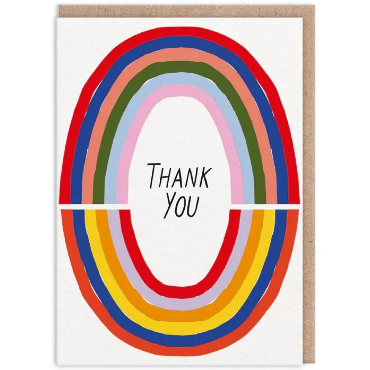 Čestitka RAINBOWS THANK YOU (HVALA) 