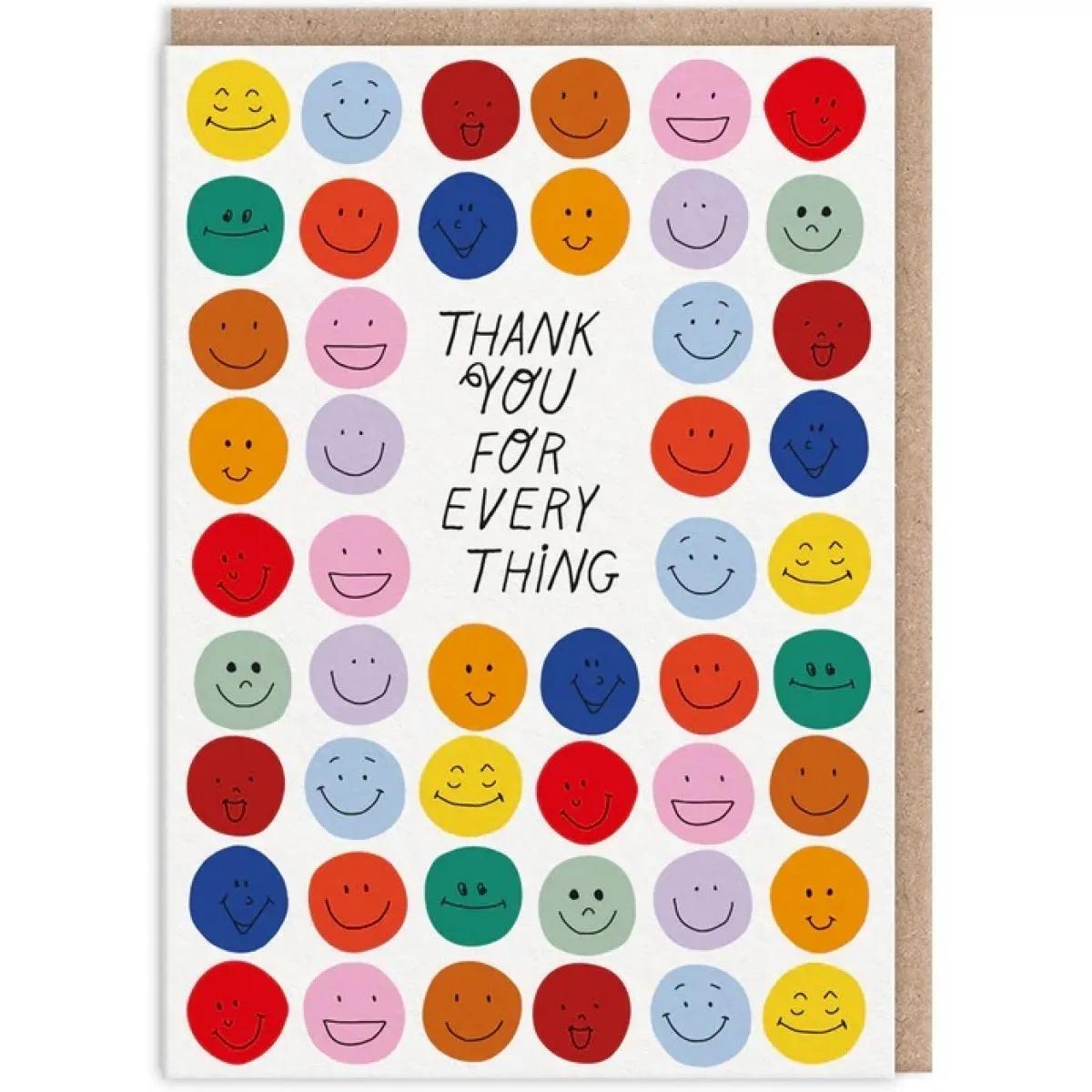 Čestitka SMILEYS THANK YOU (HVALA) 