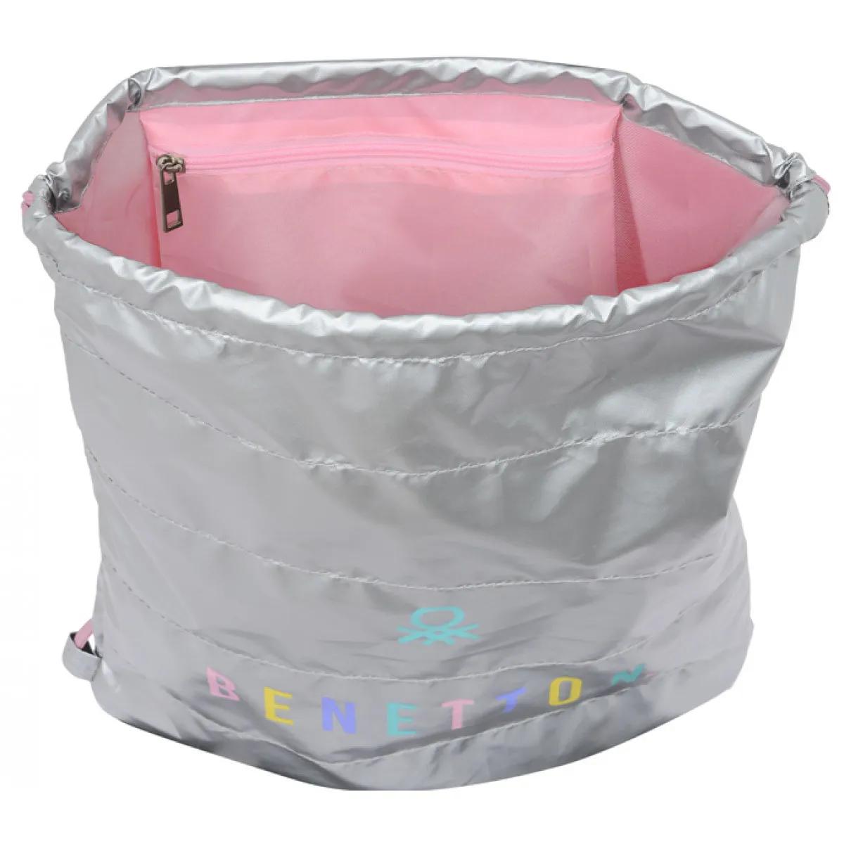 BENETTON torba za fizičko SILVER 