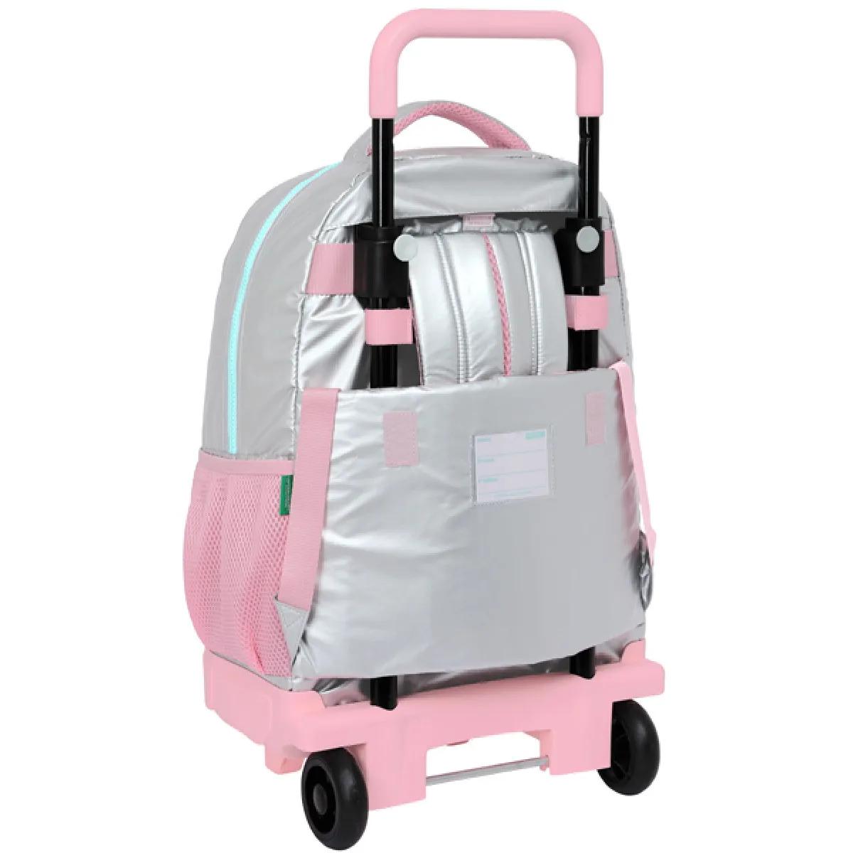 BENETTON  ranac sa točkićima SILVER 