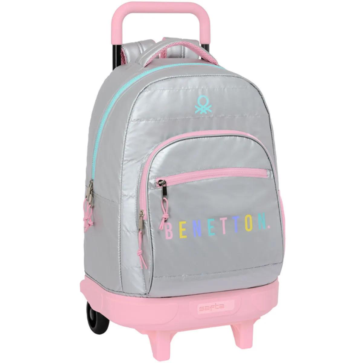 BENETTON  ranac sa točkićima SILVER 