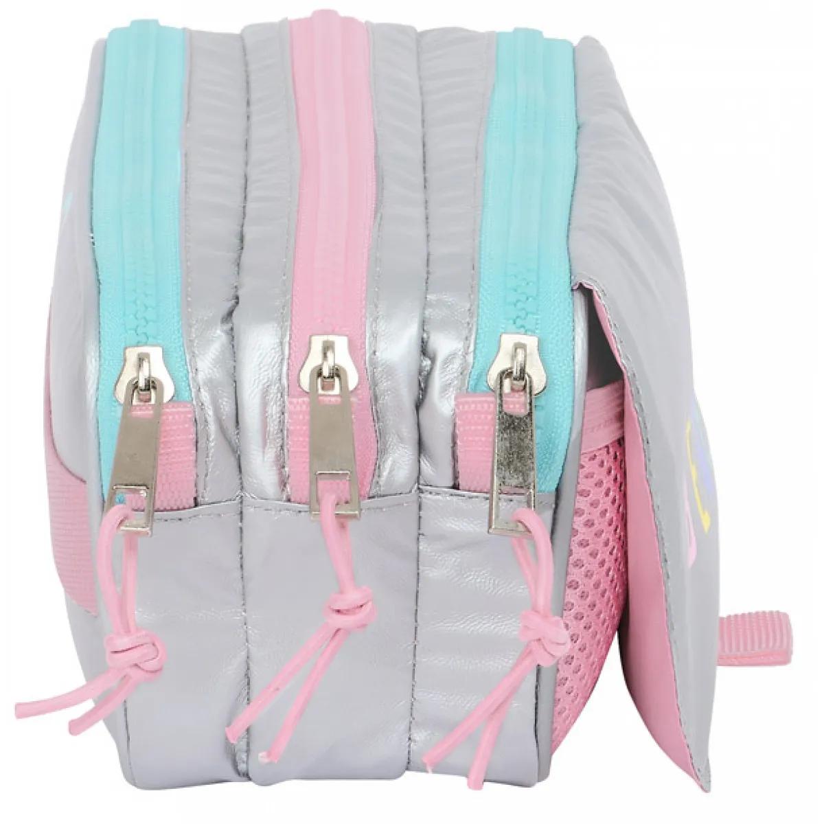 BENETTON pernica prazna sa tri pregrade  SILVER 