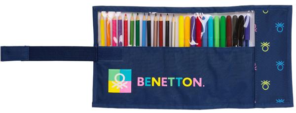 BENETTON roll-up puna pernica NAVY BLUE 