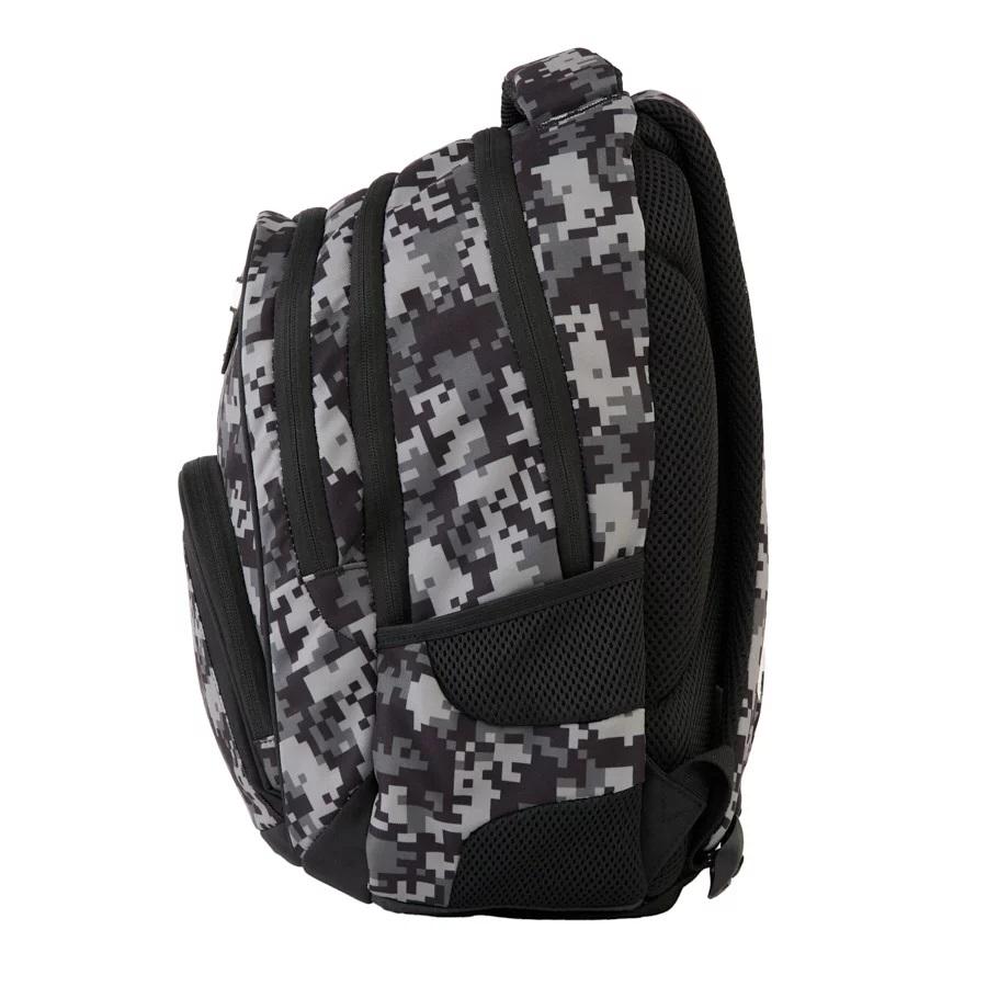 Školski ranac sa tri pregrade BEUNIQ Military grey 