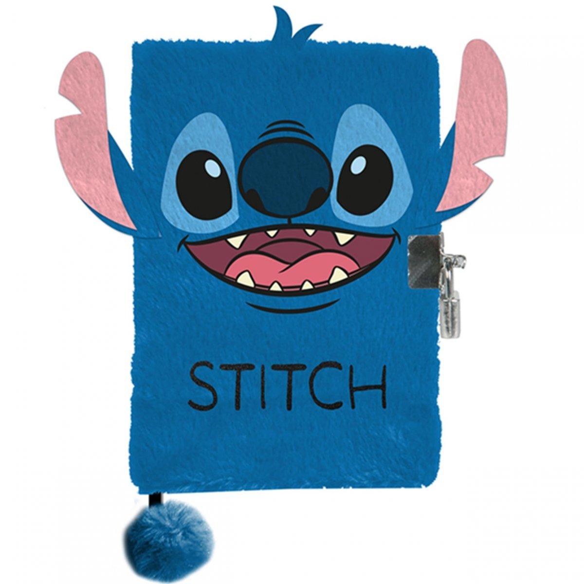 Plišani dnevnik sa ključićem DISNEY STITCH Plavi 