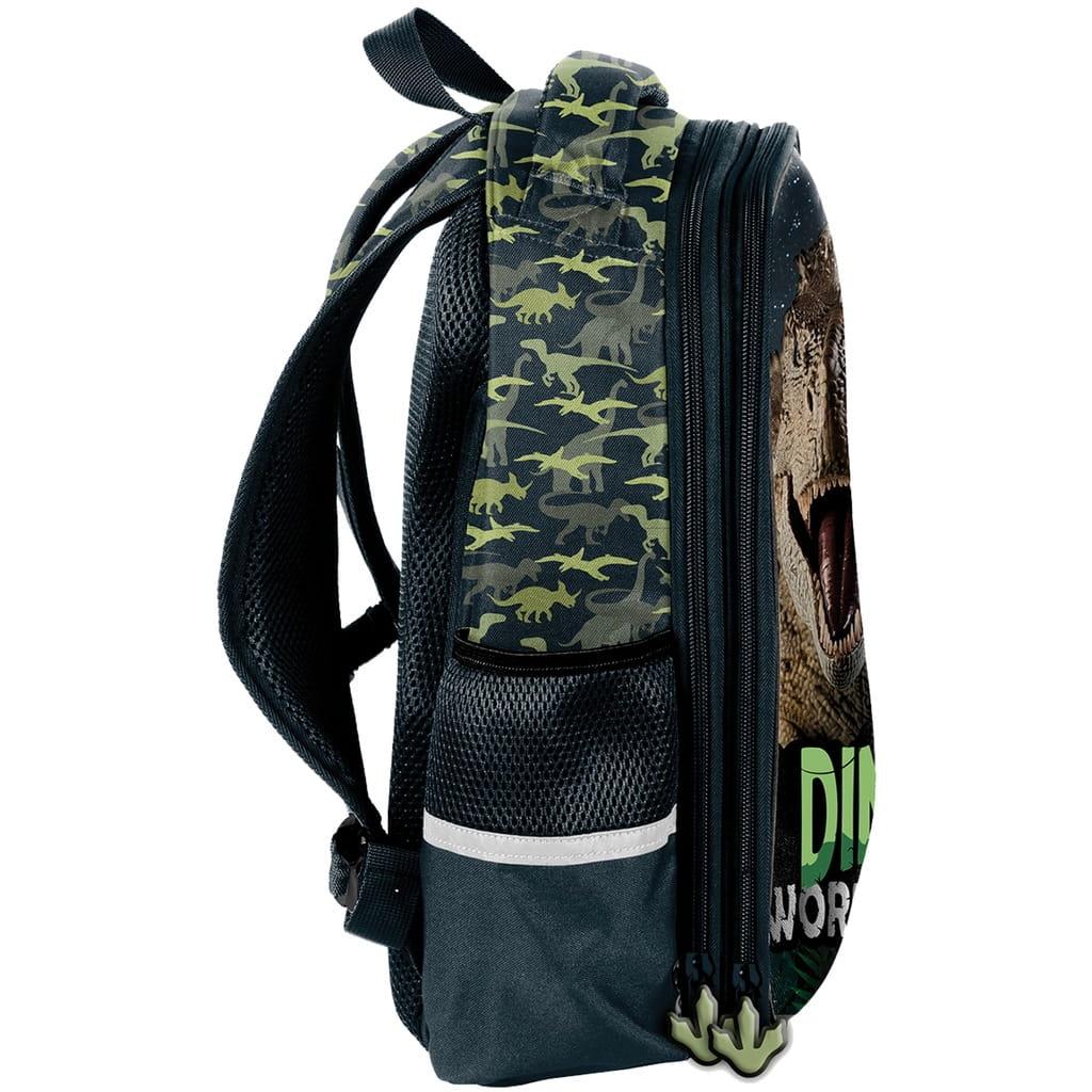 Školski ranac sa tri pregrade DINOSAUR 