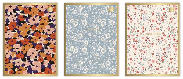 Sveska A4 METALLIC FLORAL, 60L (više vrsta) 