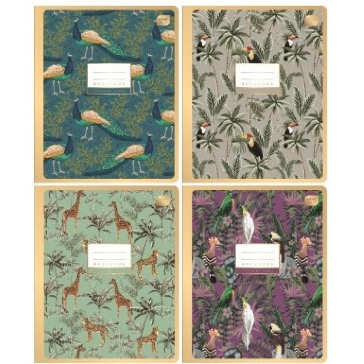 Sveska A5 na kvadratiće  METALLIC GOLD 