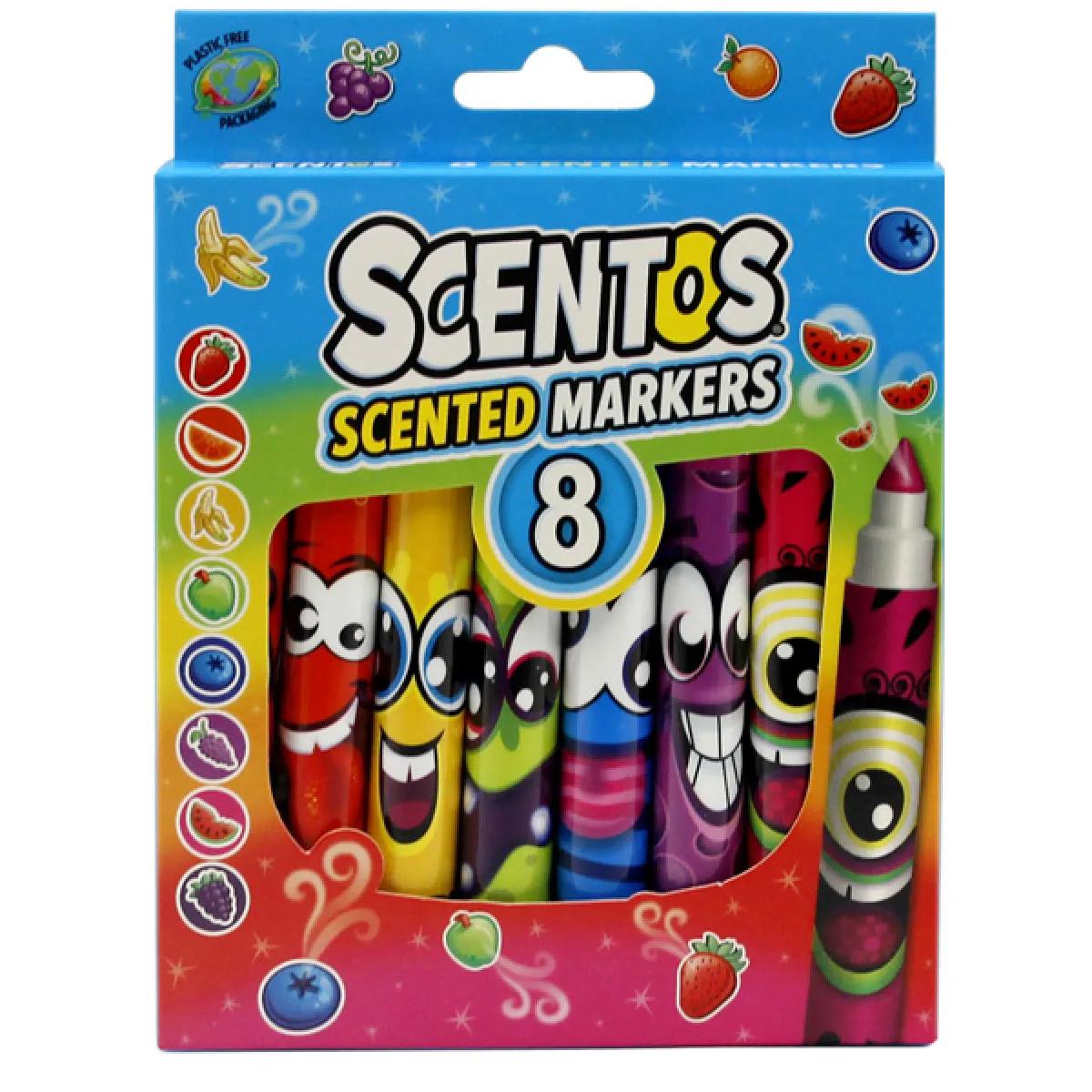 Mirisljavi markeri 8 boja SCENTOS 