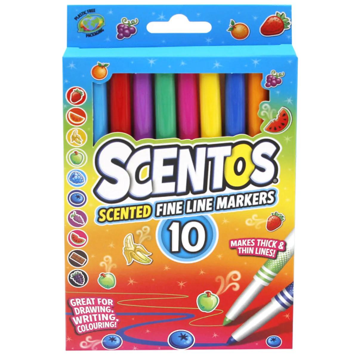 Mirisljavi markeri 10 pastelnih boja SCENTOS 