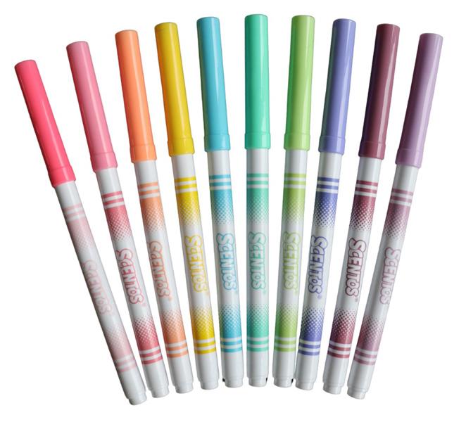 Mirisljavi markeri 10 pastelnih boja SCENTOS 