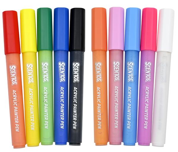 Mirisljavi markeri - pet akrilnih boja SCENTOS 