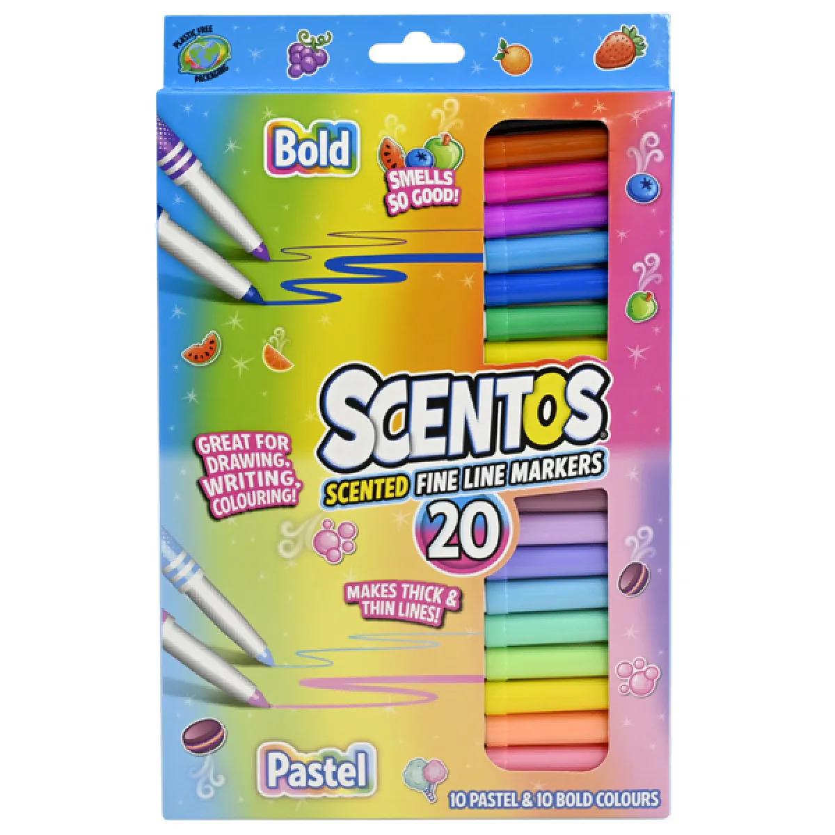 Pastelni mirišljavi markeri 20 kom 