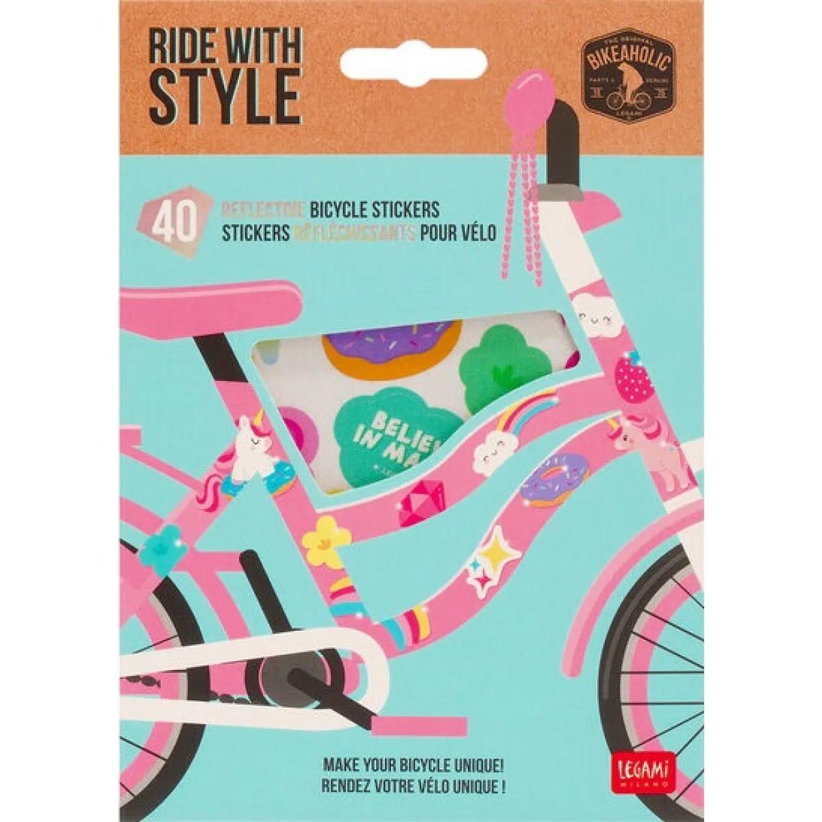 Reflektujući stikeri za bicikl RIDE WITH STYLE - UNICORN 