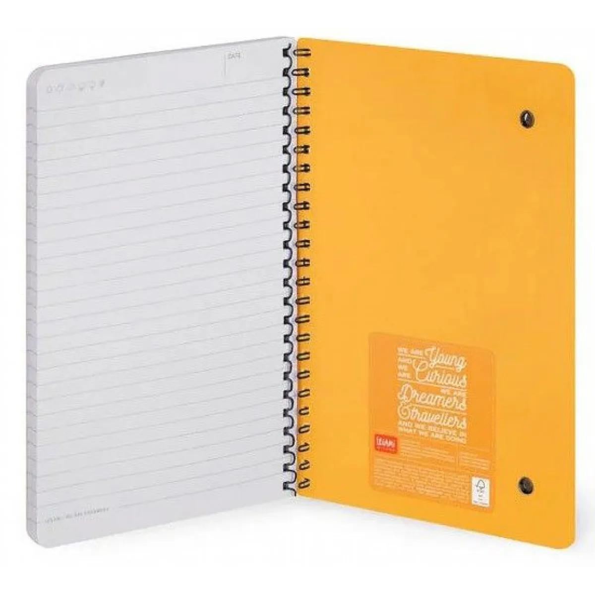 Notes sa spiralom A5 linije CRVENE PANDE 