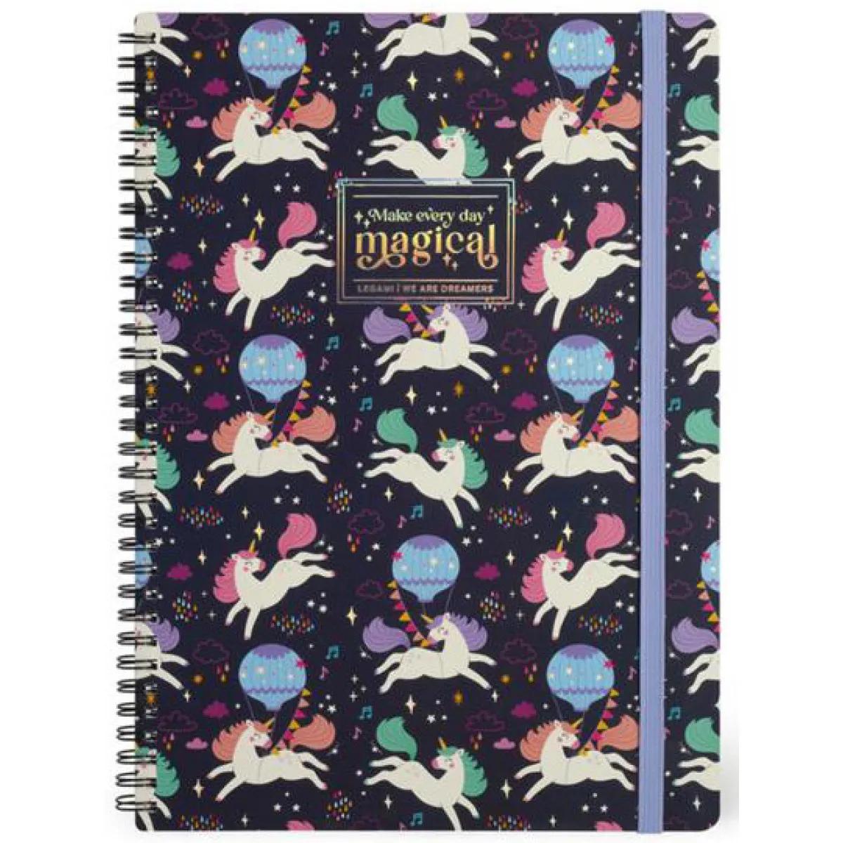 Notes sa spiralom A4 linije JEDNOROG 