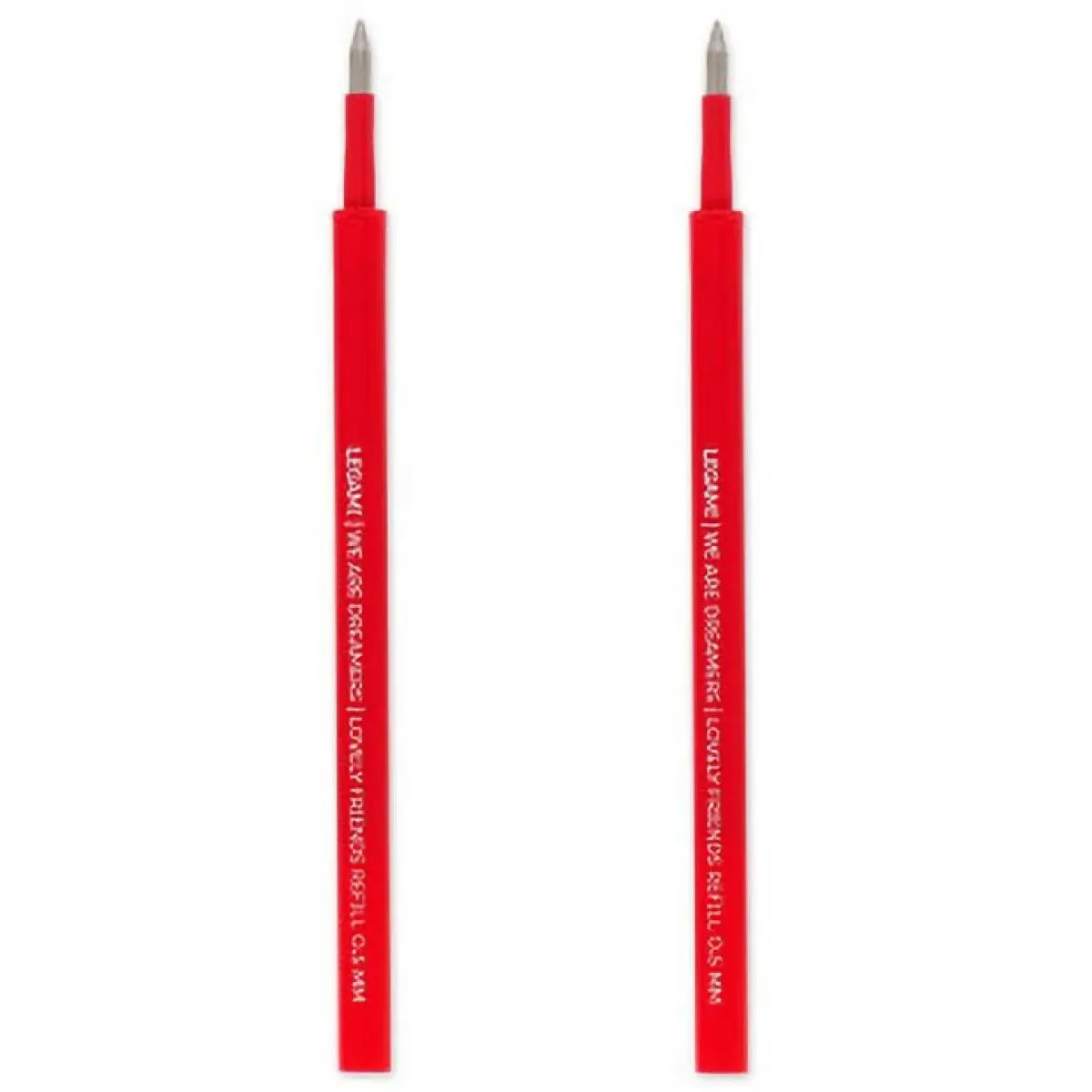 Dve patrone za gel olovke LOVELY FRIENDS - CRVENE 