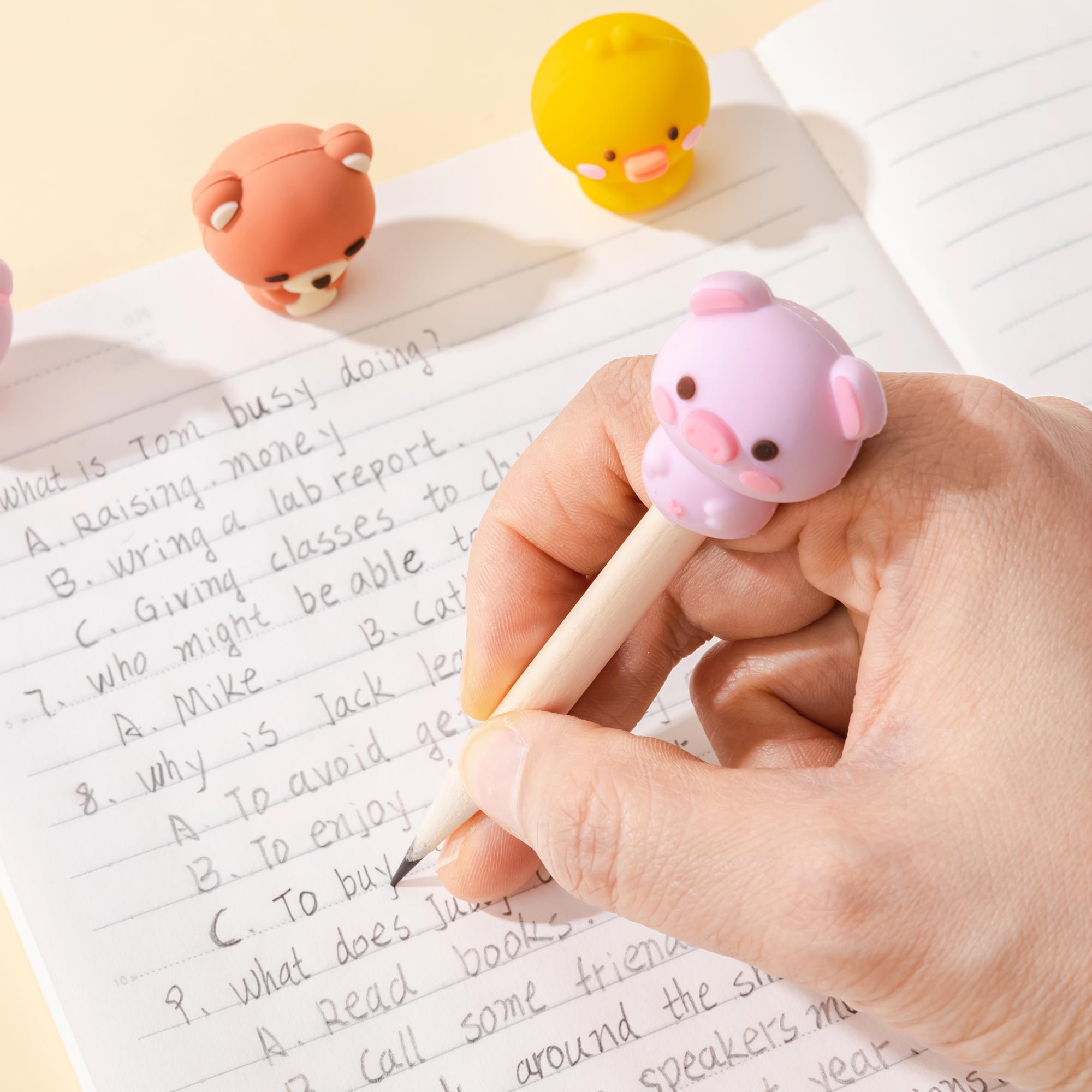 Ukras za olovku PENCIL TOPPER Prase, Patkica, Meda (više vrsta) 