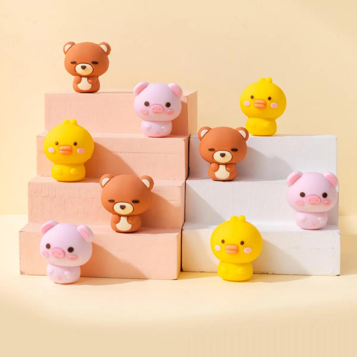 Ukras za olovku PENCIL TOPPER Prase, Patkica, Meda (više vrsta) 