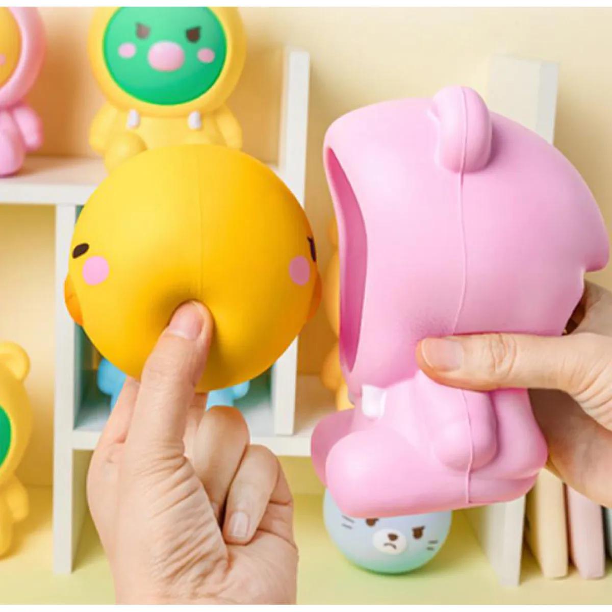 SQUISHY DOLL DUCK/BEAR/DINOSAUR/CAT 