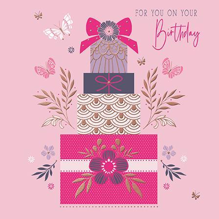 Rođendanska čestitka STACK OF PRESENTS 