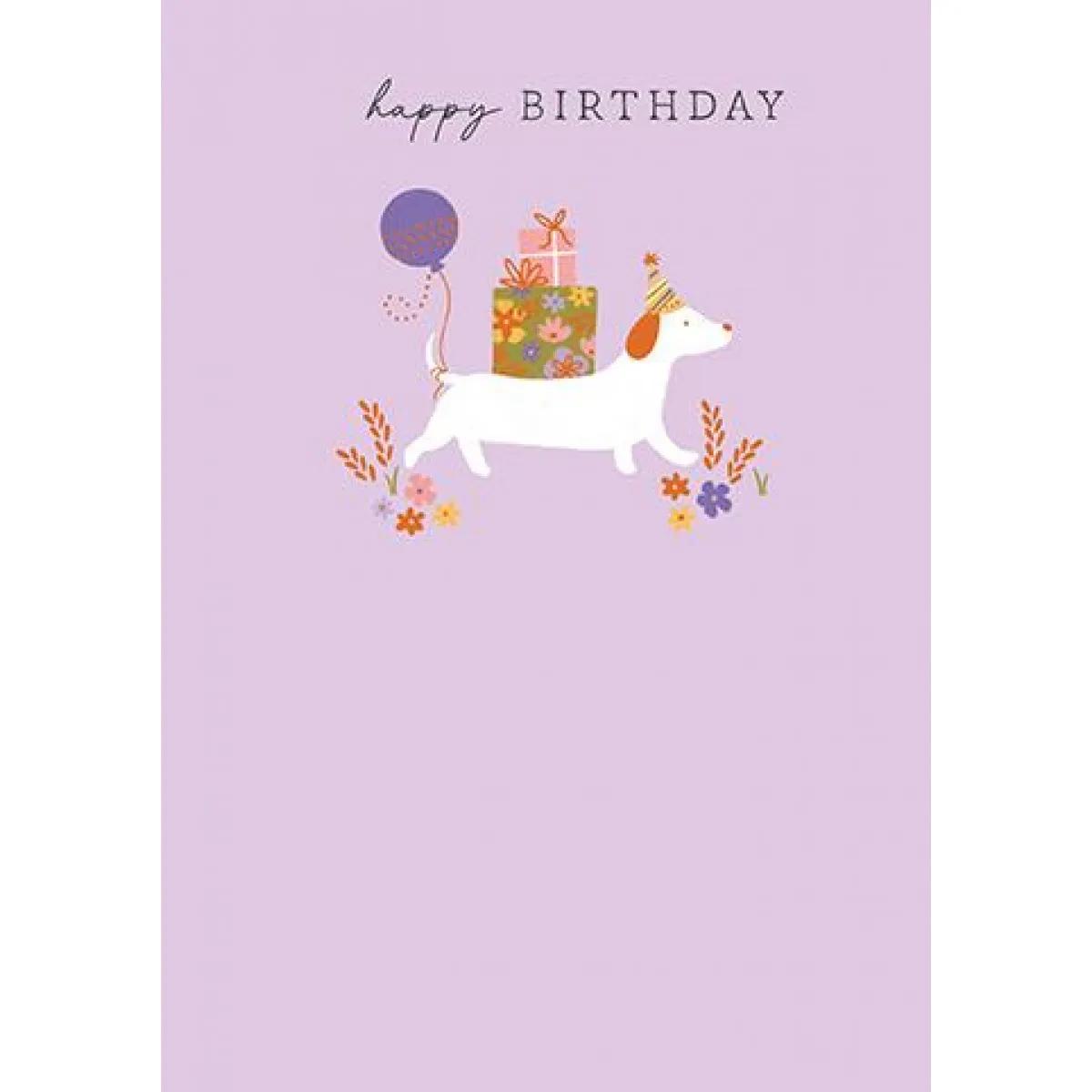 Rođendanska čestitka DACHSHUND'S BIRTHDAY 