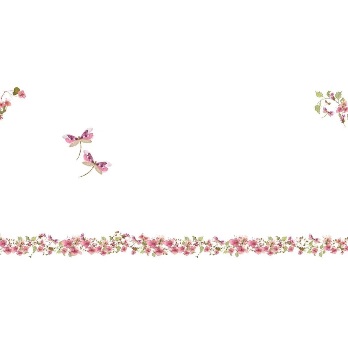 Čestitka DRAGONFLY & FLOWERS 