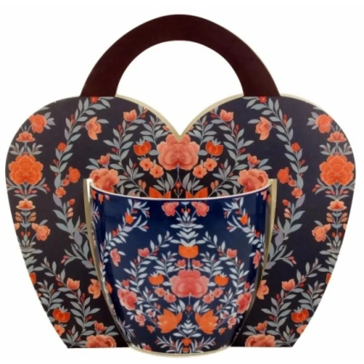 Šolja 460ml u kartonskoj poklon korpici PLAVA 