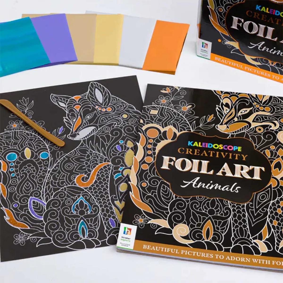 Kreativni set KALEIDOSCOPE FOIL ART Animals 