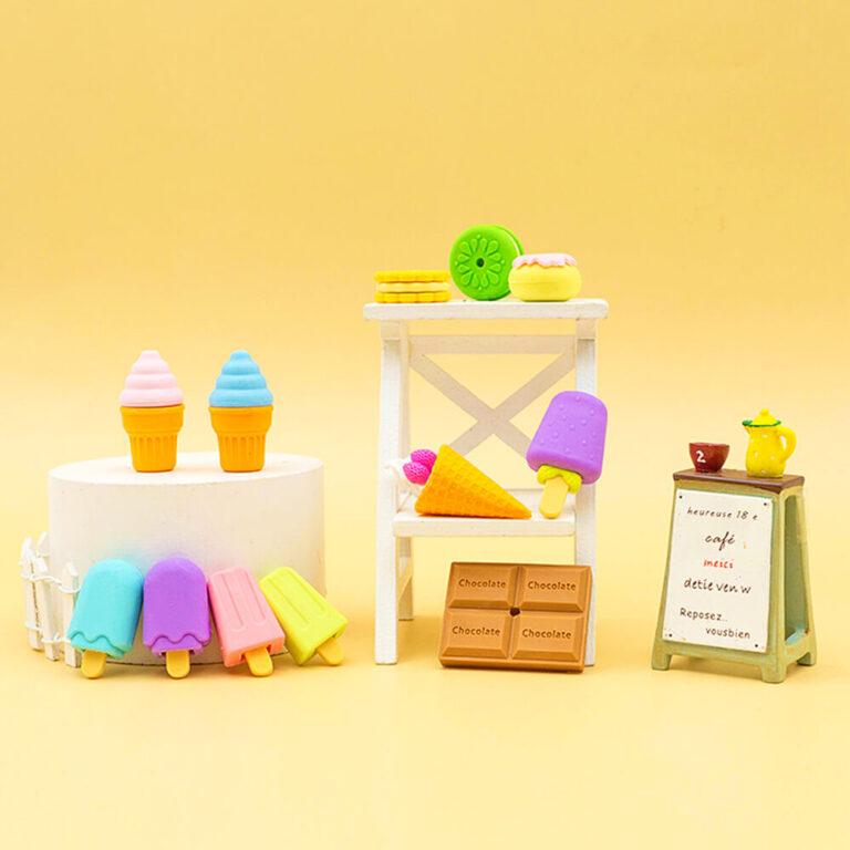 Set gumica za brisanje ROMANTIC AND SWEET (dve vrste) 