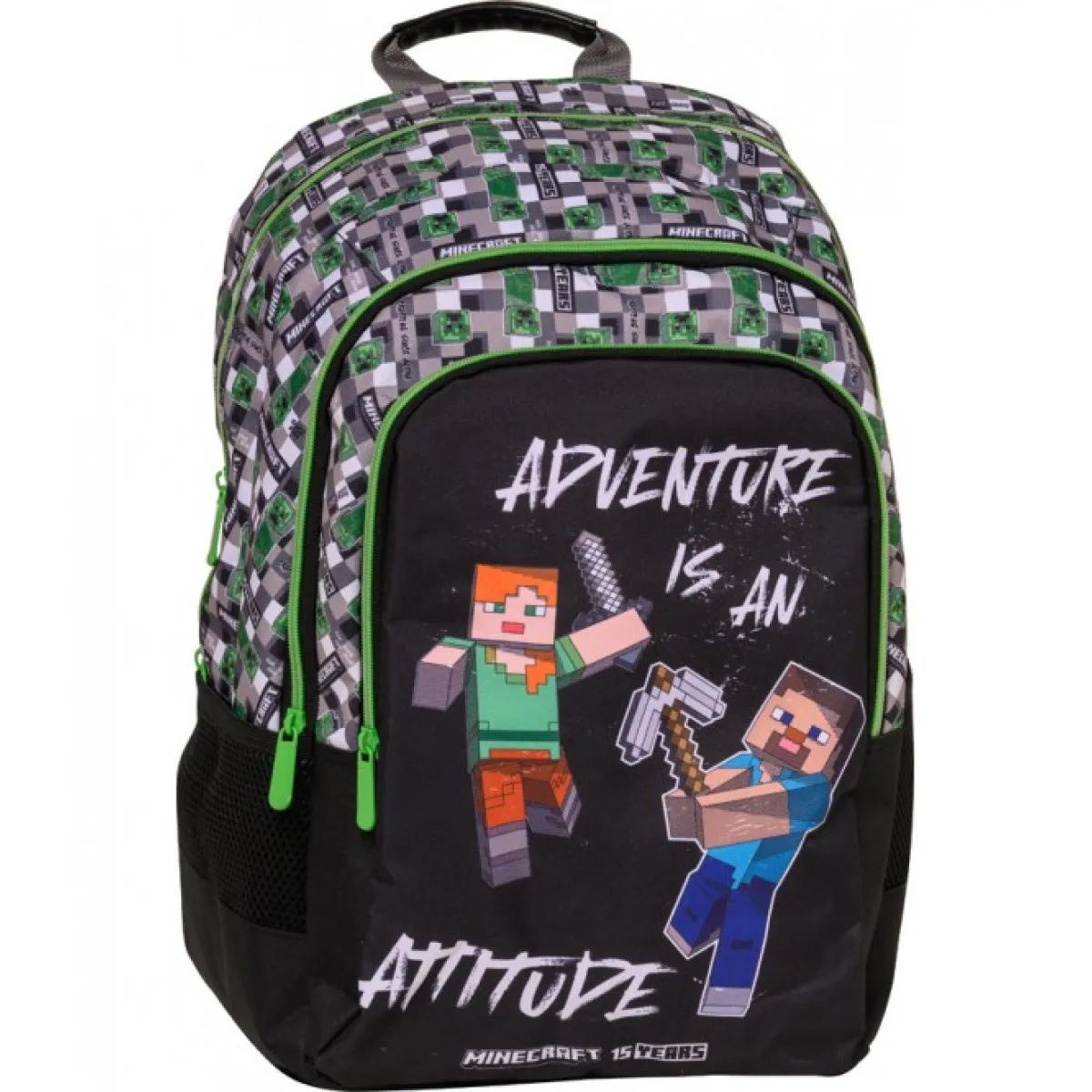 Ranac sa tri pregrade MINECRAFT 