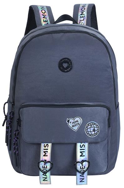 Ranac školski MISS HOLO -  GRAY 