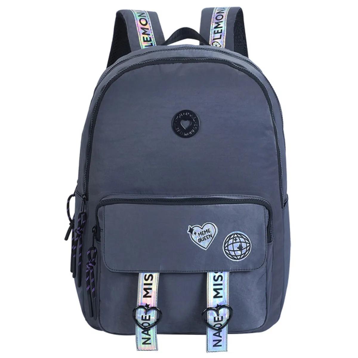 Ranac školski MISS HOLO -  GRAY 