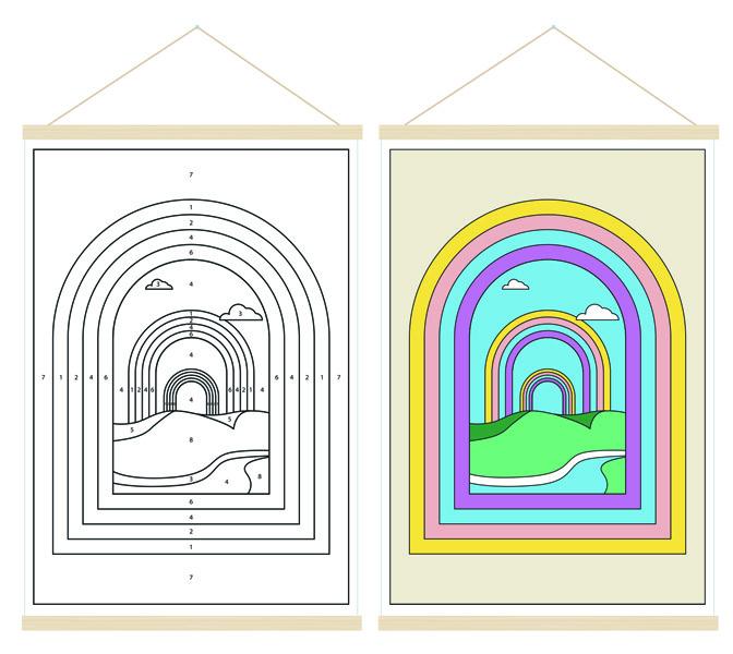 Oboj po brojevima MINDFULNESS 