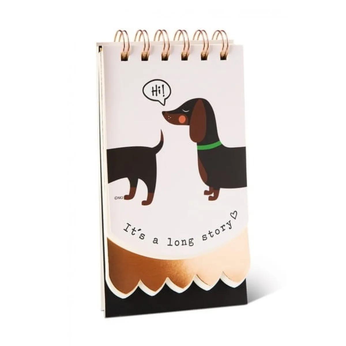 Notes sa spiralom DACHSHUND I belong to you 