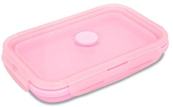 Silikonska kutija za užinu ROZE 800ml 