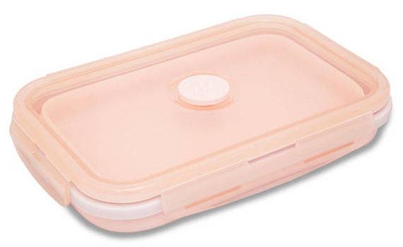 Silikonska kutija za užinu PASTEL BRESKVA 800ml 