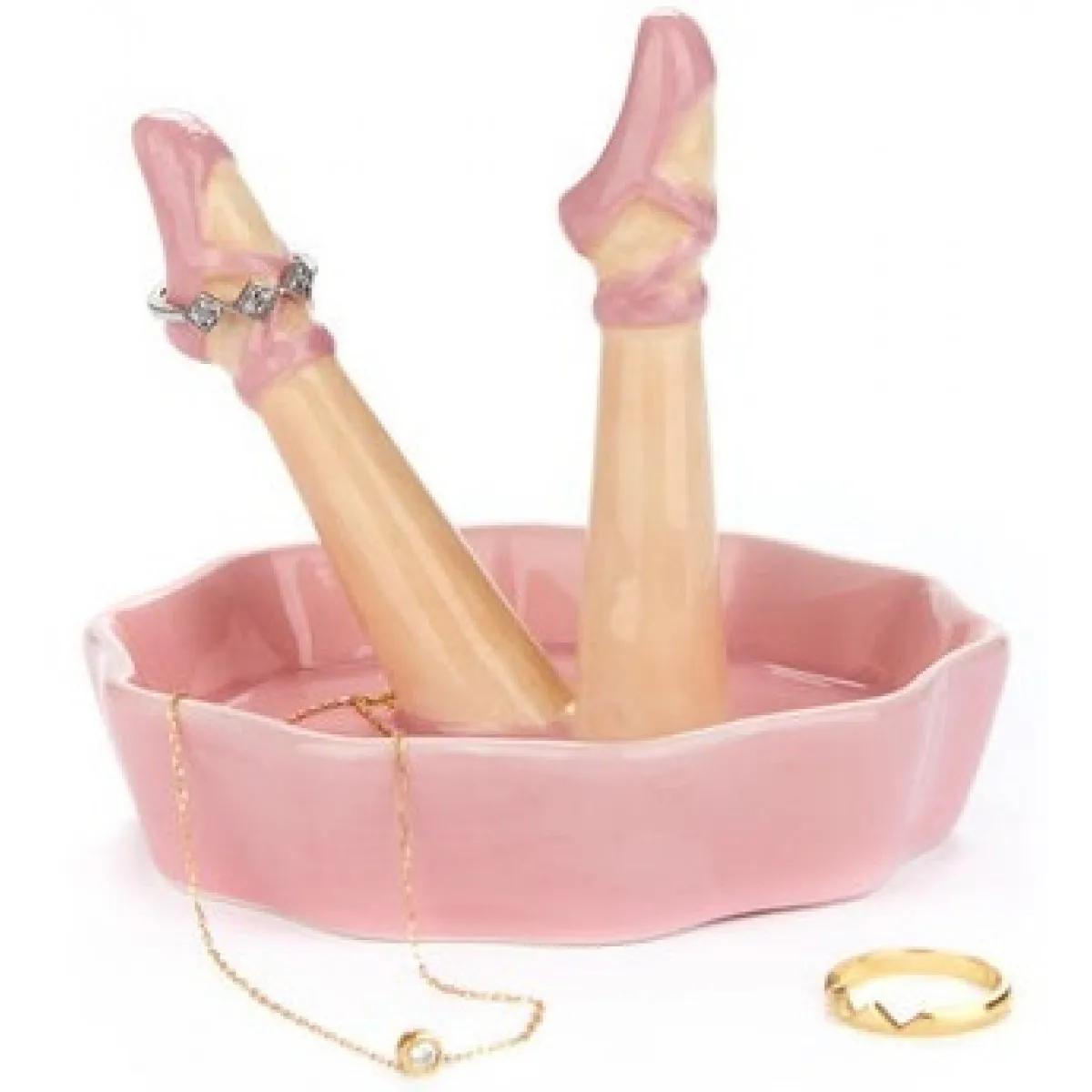 Porcelanski tanjirić za nakit HAPPY LEGS 