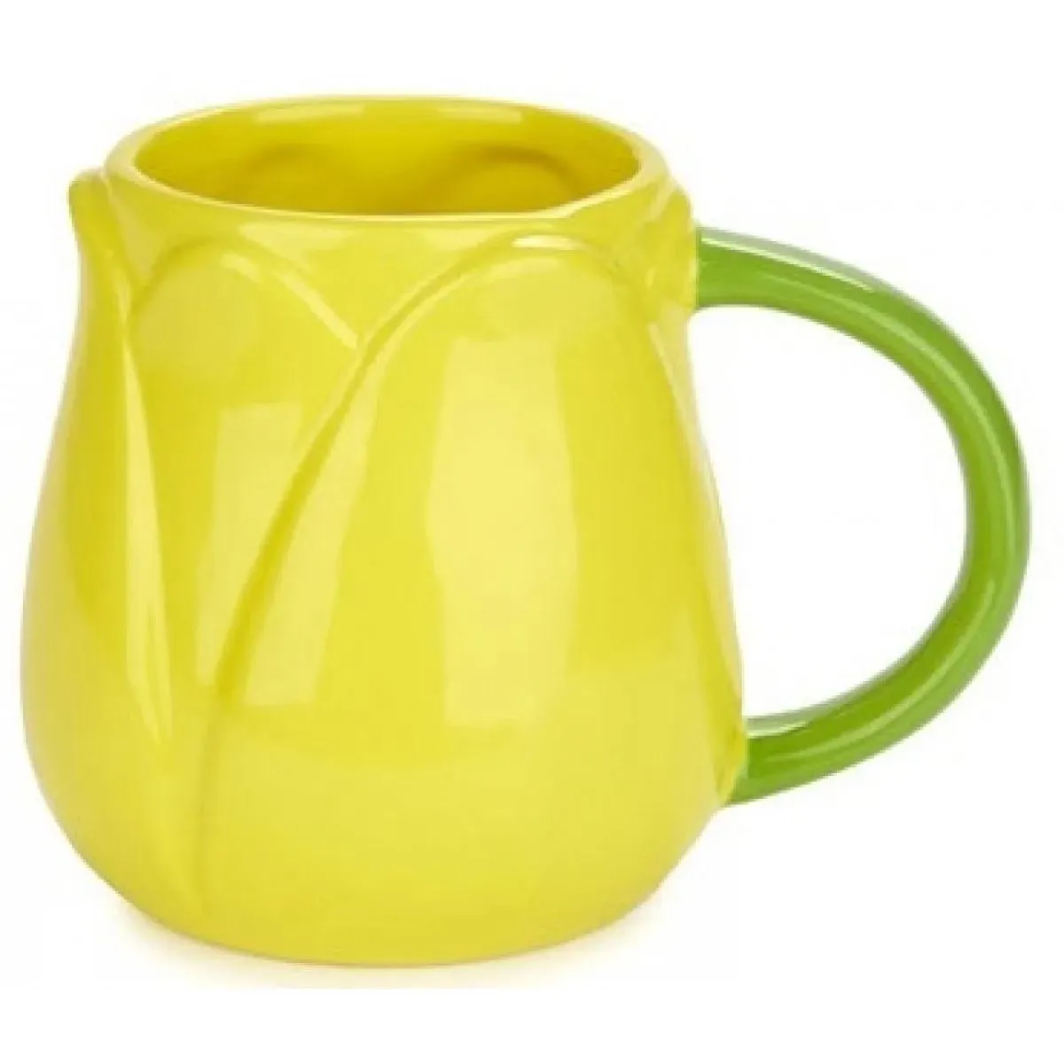 Šolja kermička ŽUTA LALA 