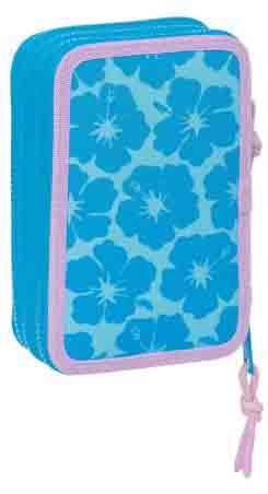 Pernica trodelna puna STITCH plava 