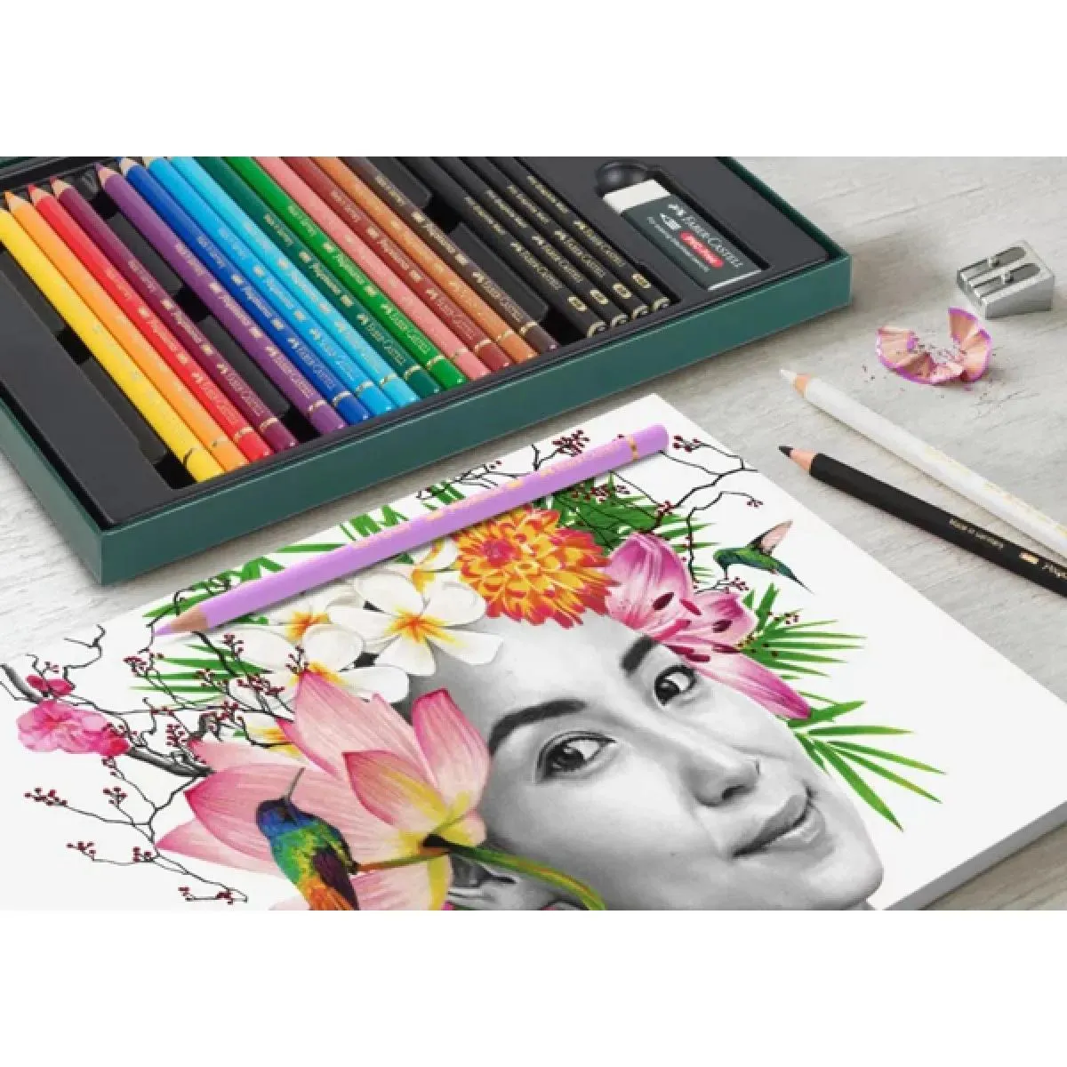 FABER CASTELL umetničke drvene bojice 23kom 