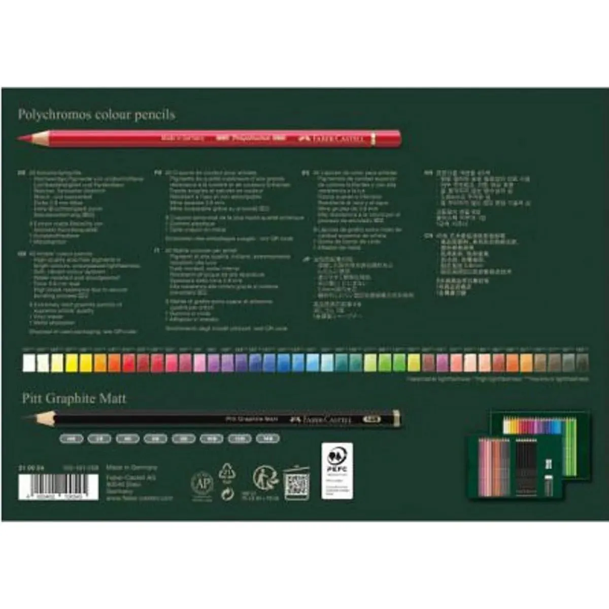 FABER CASTELL umetničke drvene bojice 40kom 