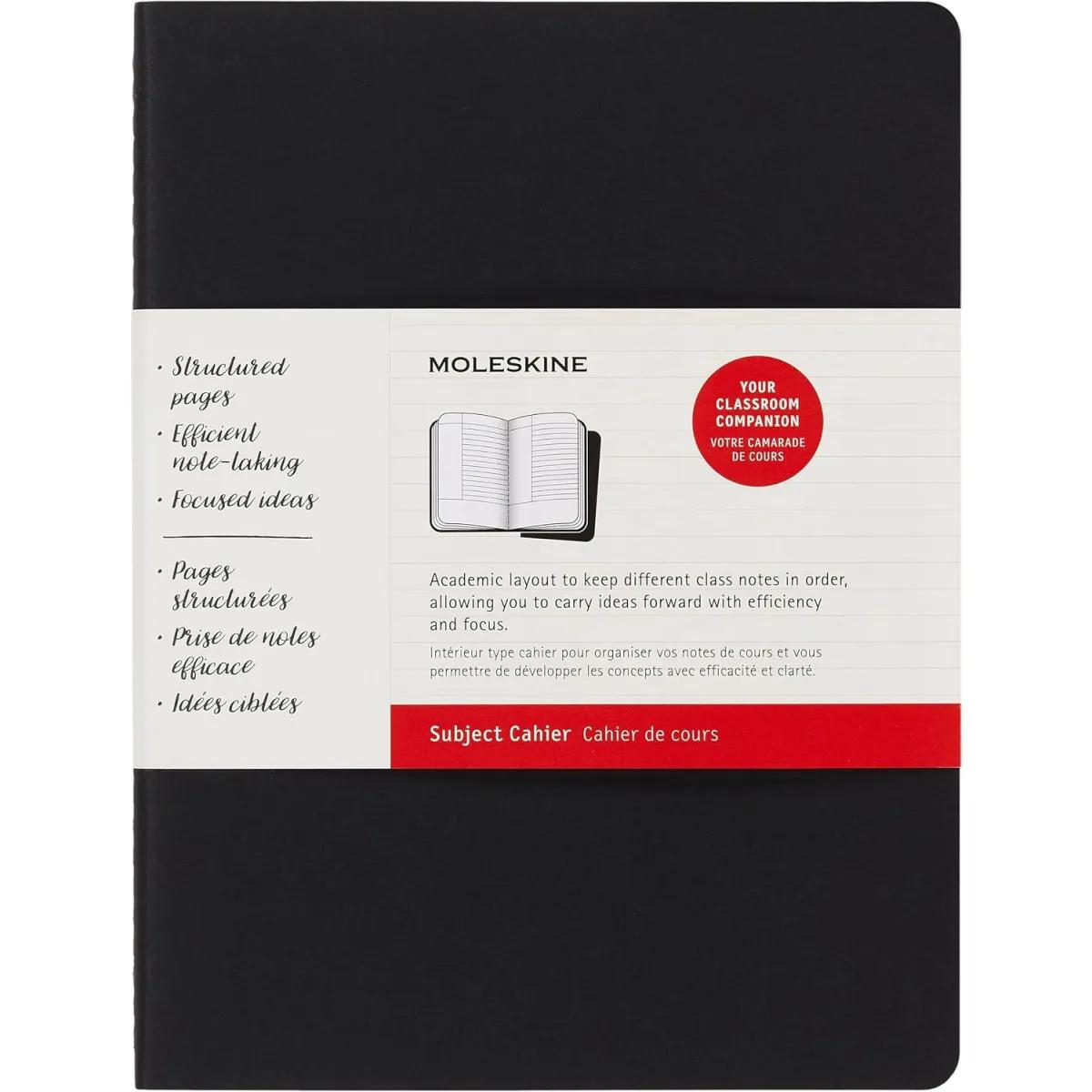 Set dva notesa MOLESKINE Black & Kraft, 19x25 cm, mek povez 