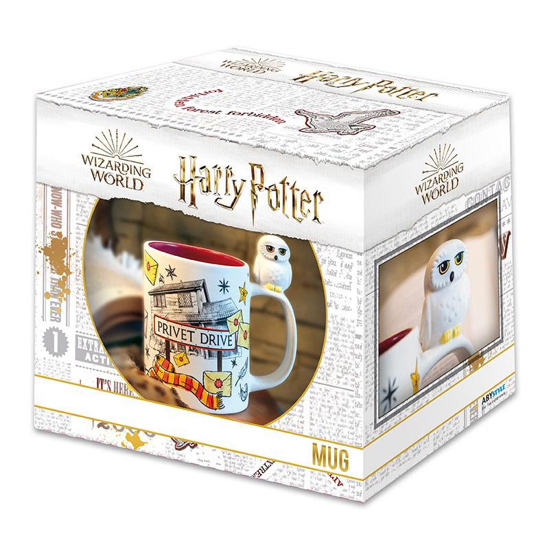 Šolja 460ml HARRY POTTER 3D Hedwig & Privet Drive 