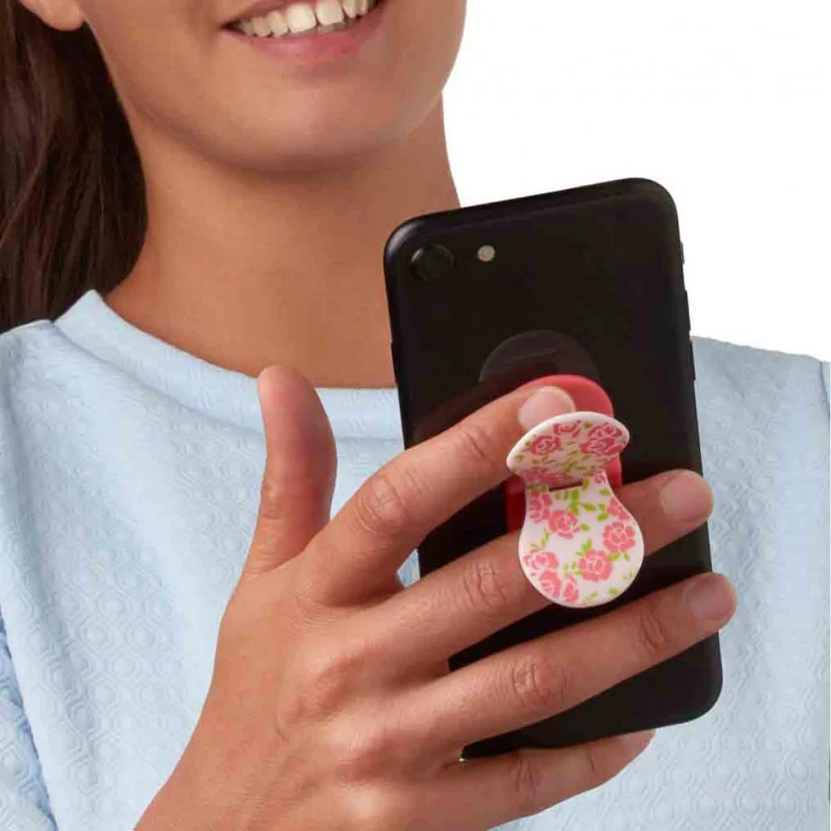 ZipGrips držač za telefon i postolje ROZE CVEĆE 